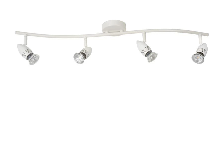 Lucide CARO-LED - Plafondspot - LED - GU10 - 4x5W 2700K - Wit - uit